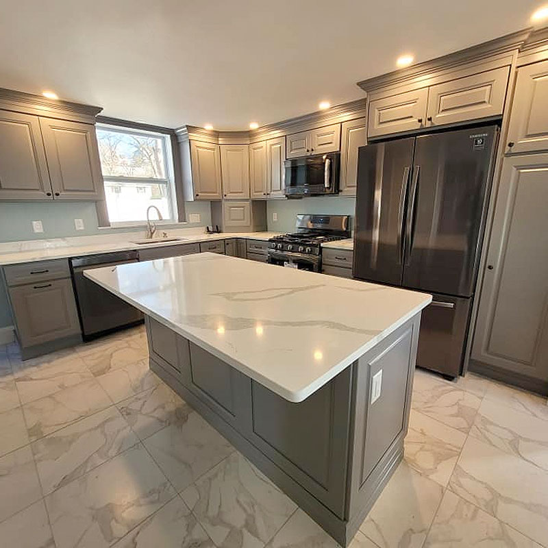 Wonderful Gray Kitchen D&G Kitchen Design and Millwork